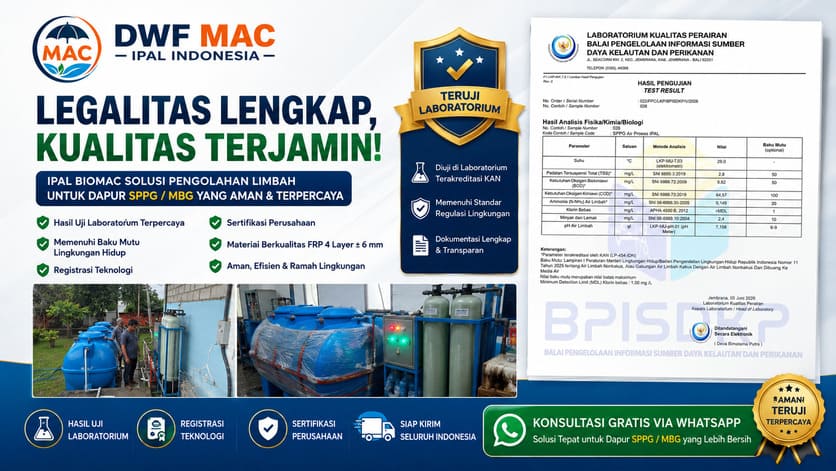 Hasil Uji Laboratorium IPAL BIOMAC